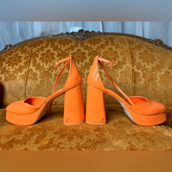 EUC Circus by Sam Edelman Rosa Two-Piece Ankle-Strap Platform Pumps Size 9 - Picture 10 of 10